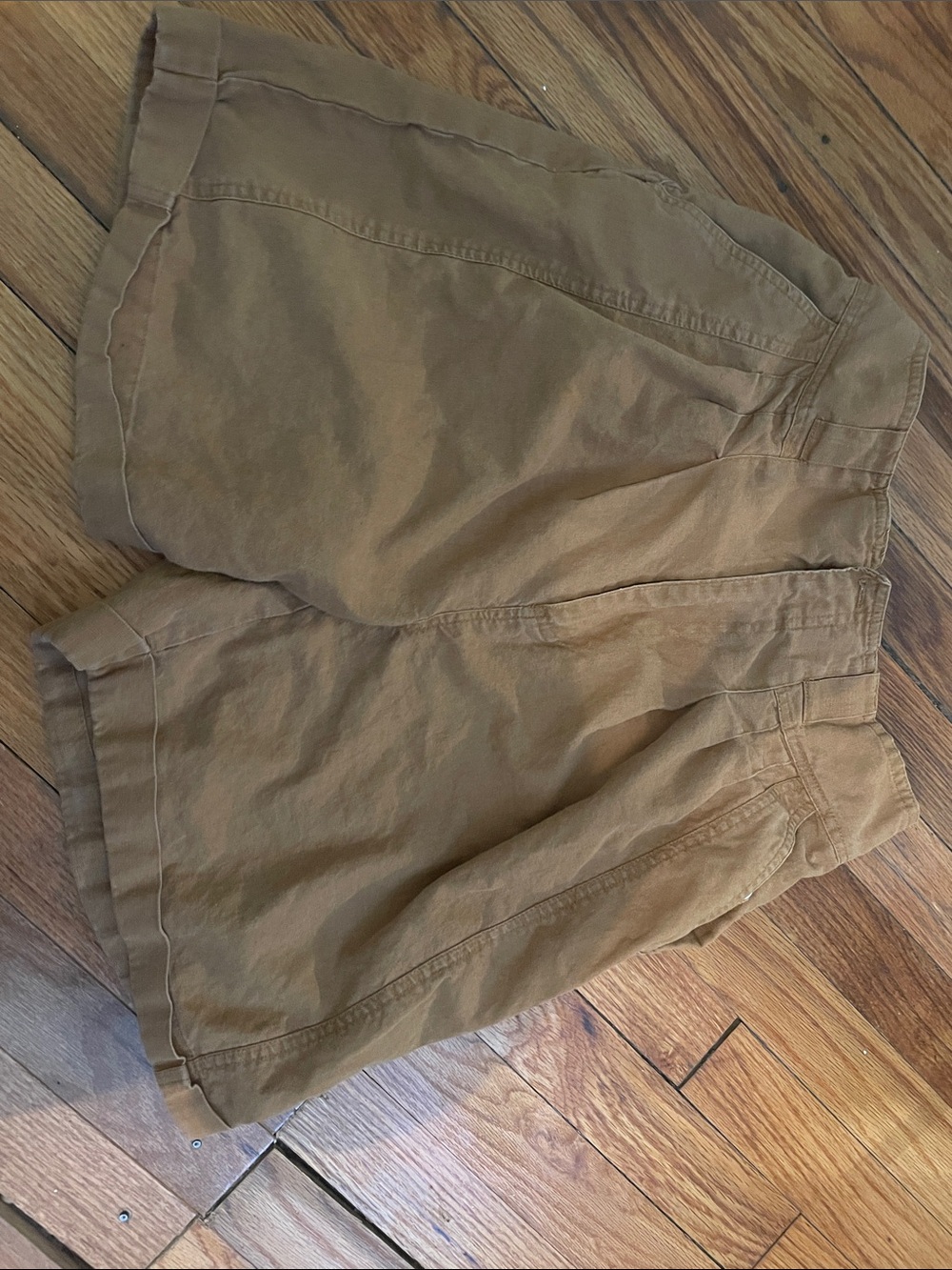 Casual High-Rise Women’s Shorts in Brown